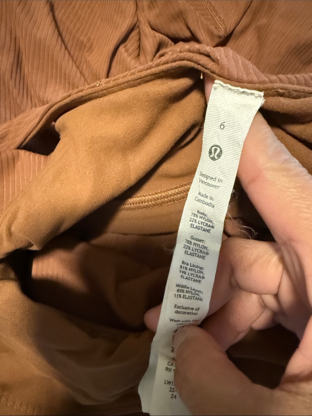 Lululemon Align Ribbed 6 25” - Picture 4 of 5